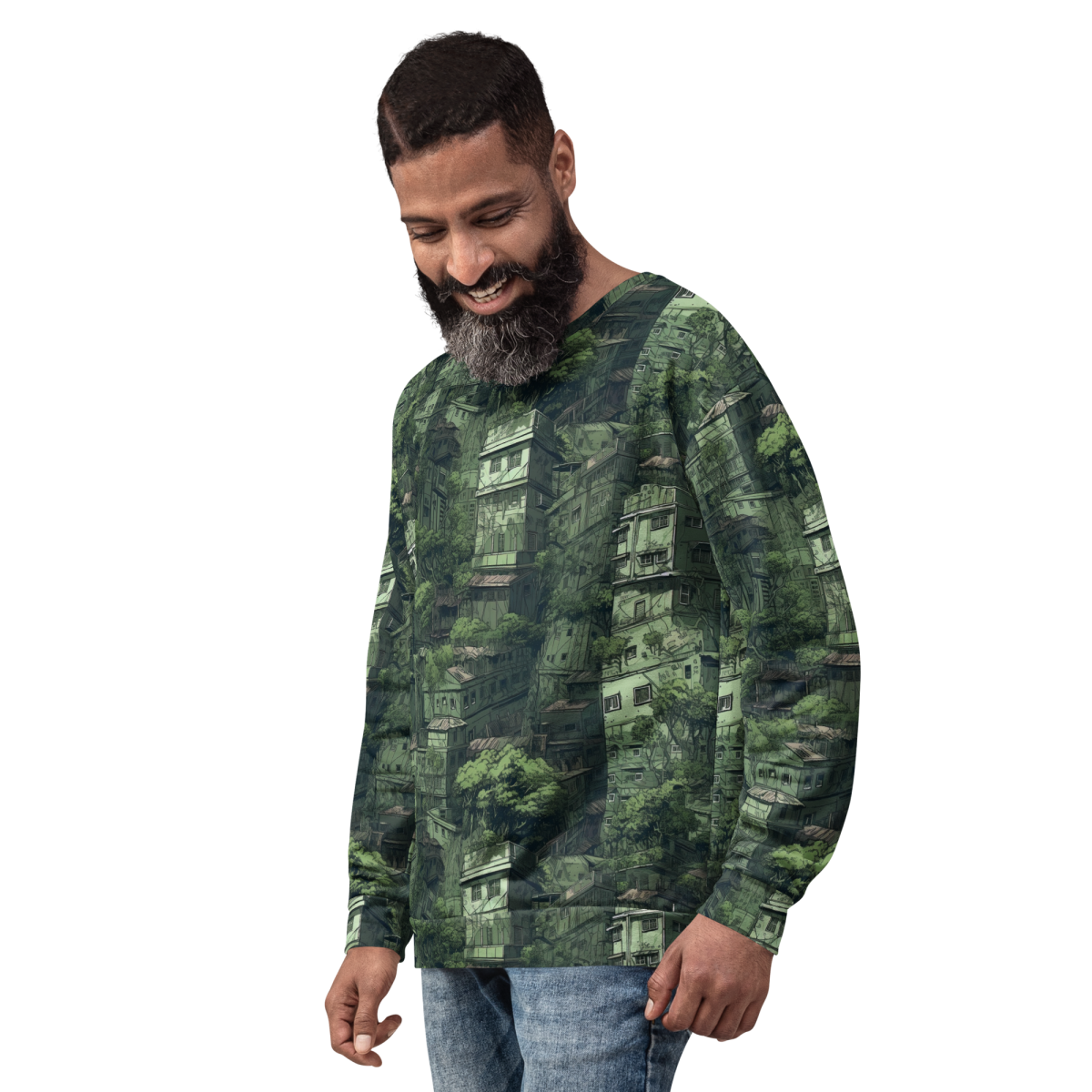 Nature Reclaims - Green - Unisex Sweatshirt - Image 22