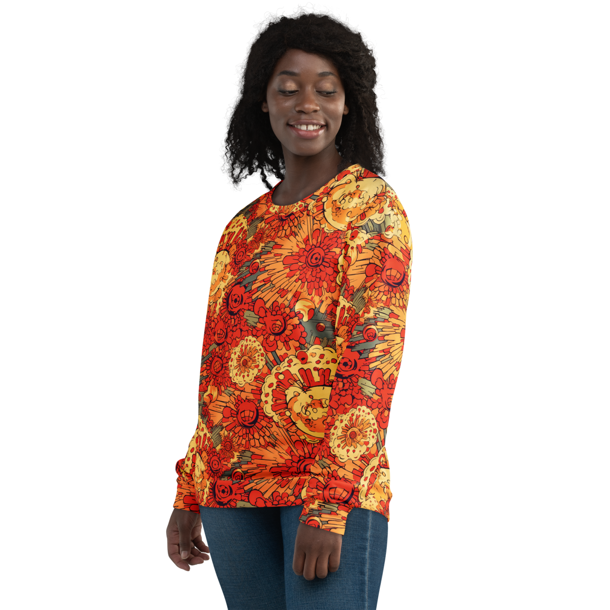 Fusion - Orange - Unisex Sweatshirt - Image 19