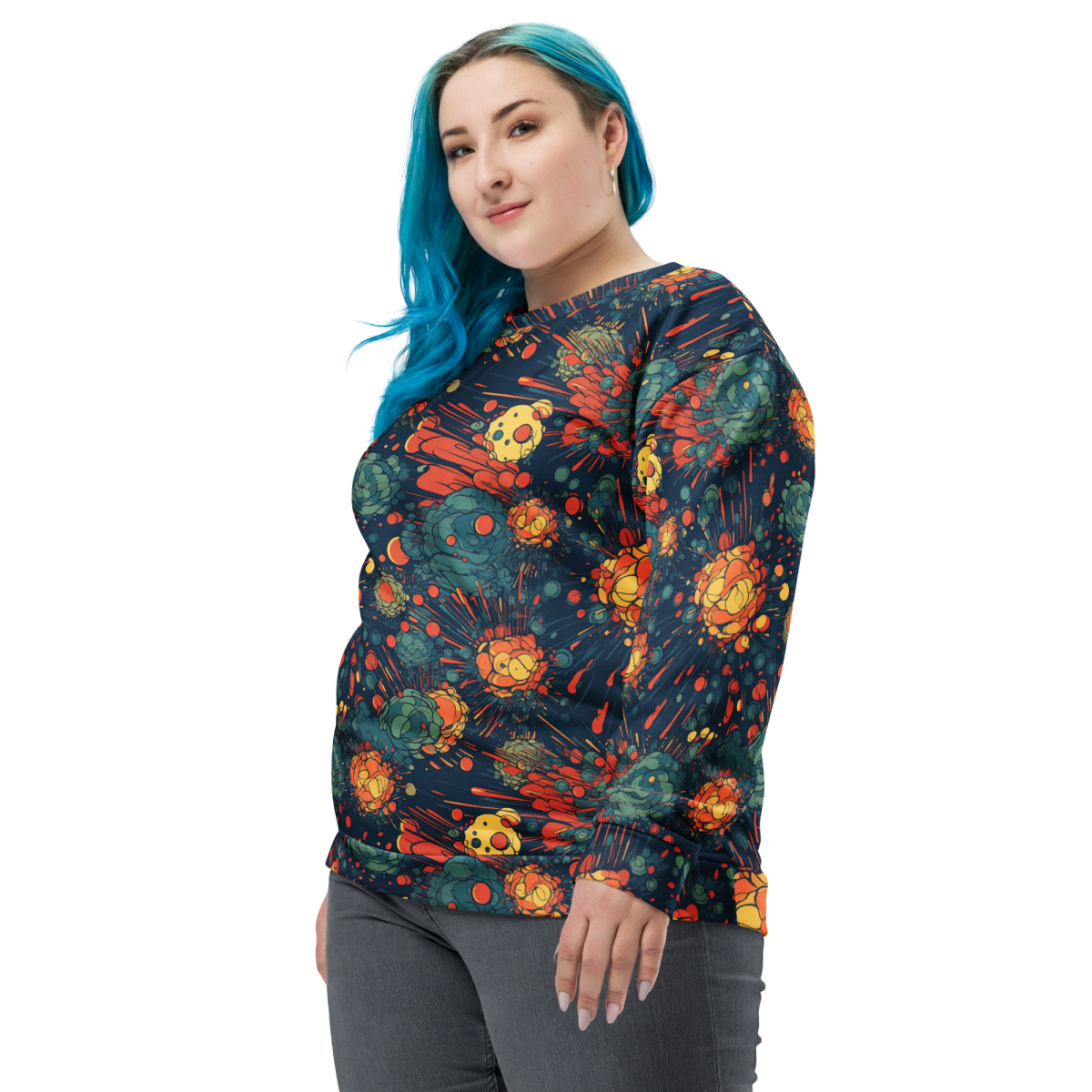 Subatomic Schism - Dark Blue - Unisex Sweatshirt - Image 20