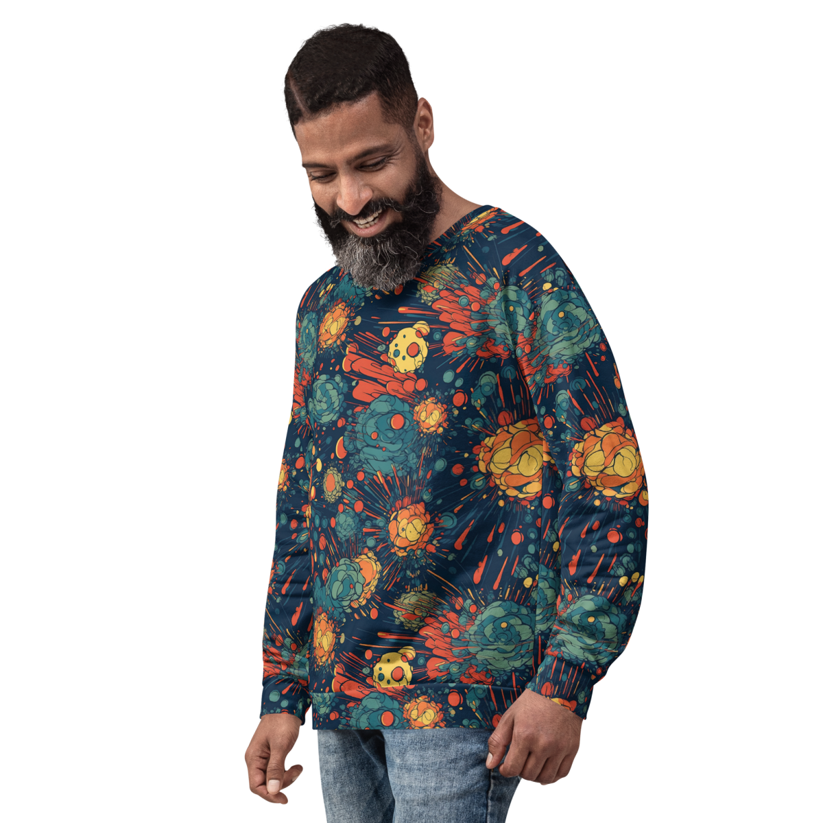 Subatomic Schism - Dark Blue - Unisex Sweatshirt - Image 22