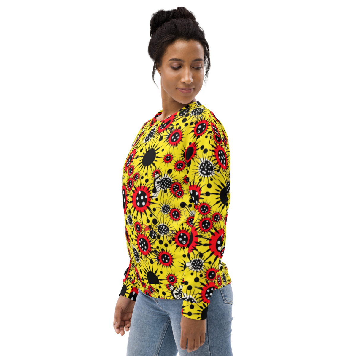 Virus Attack - Yellow/Red - Unisex Sweatshirt - Image 21