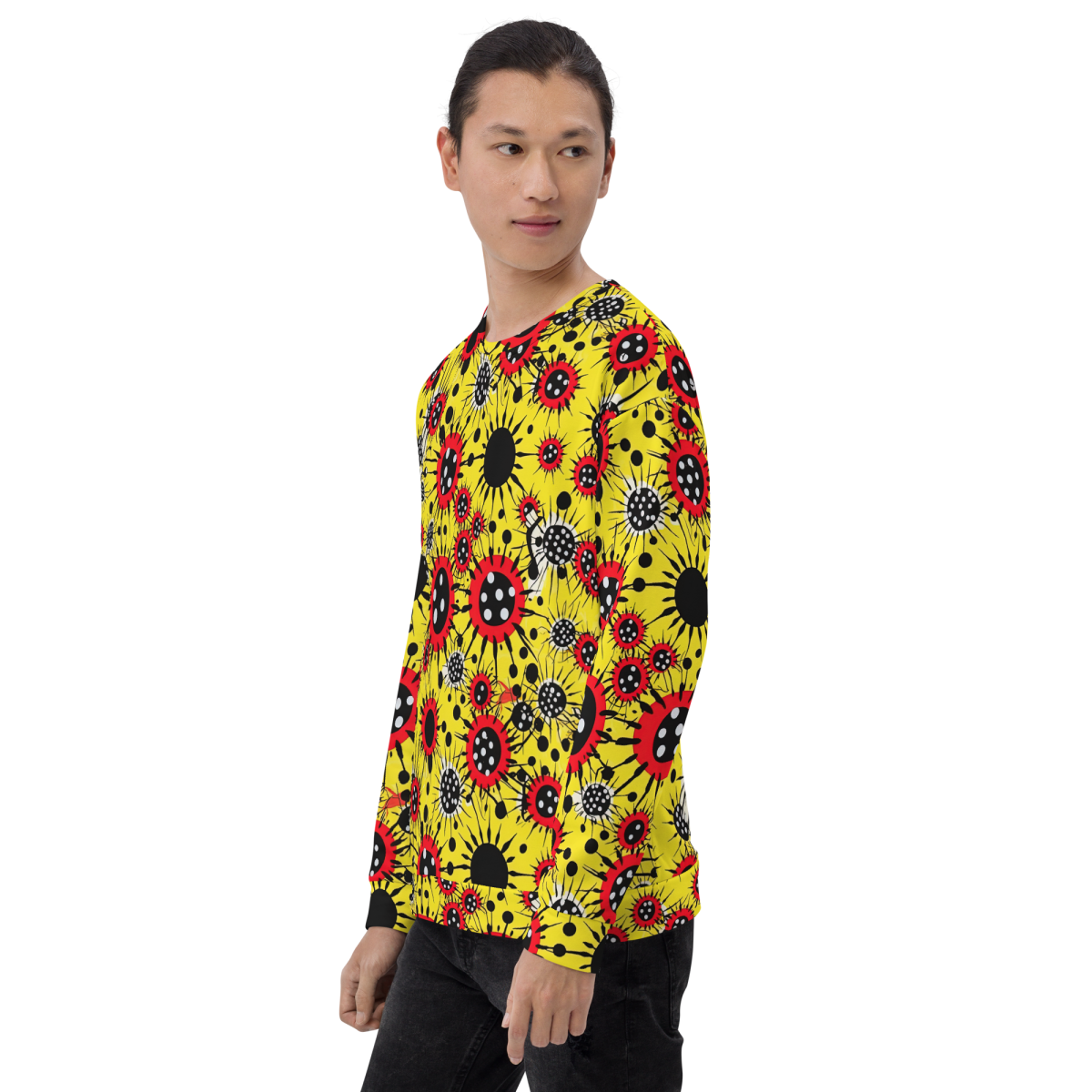 Virus Attack - Yellow/Red - Unisex Sweatshirt - Image 23