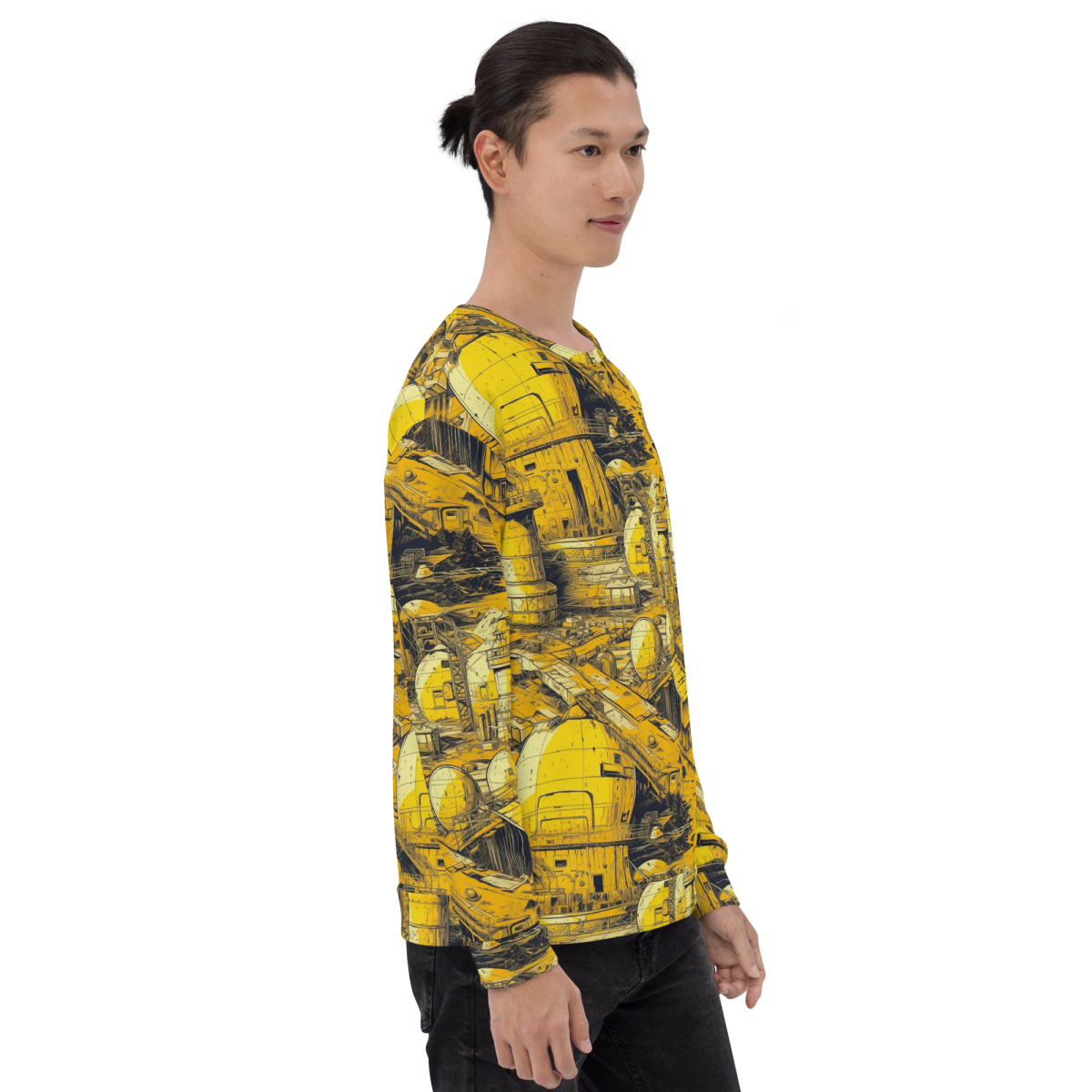 Moon Base - Yellown - Unisex Sweatshirt - Image 16