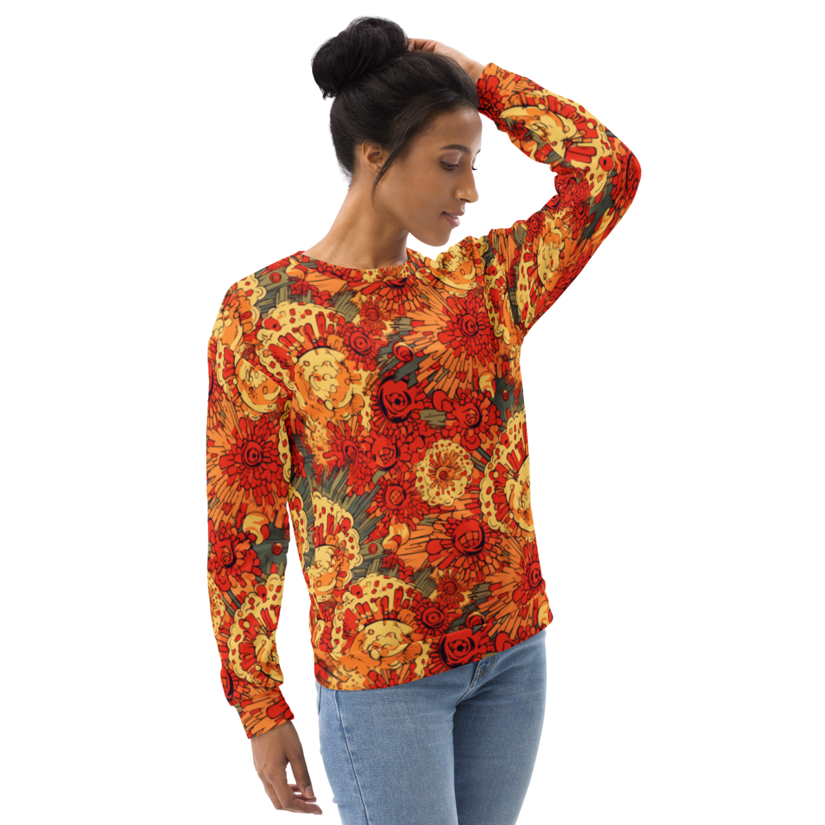 Fusion - Orange - Unisex Sweatshirt - Image 15