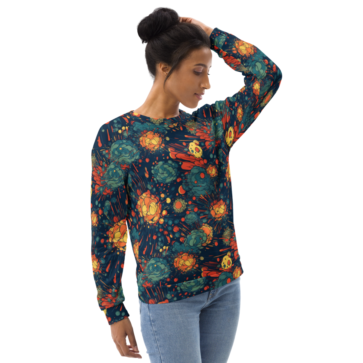 Subatomic Schism - Dark Blue - Unisex Sweatshirt - Image 15