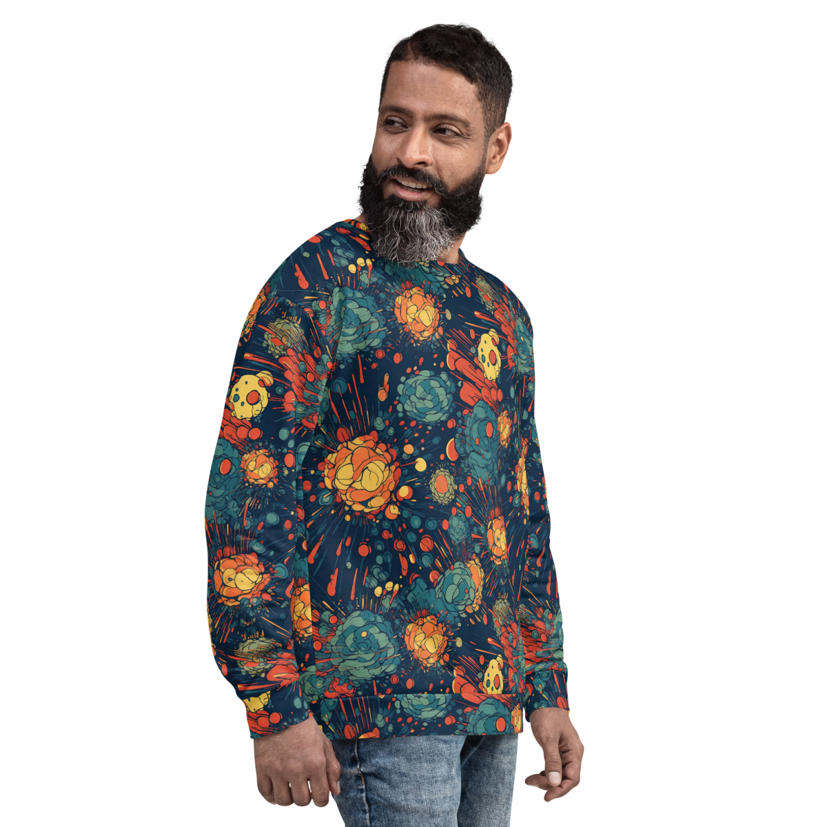 Subatomic Schism - Dark Blue - Unisex Sweatshirt - Image 16