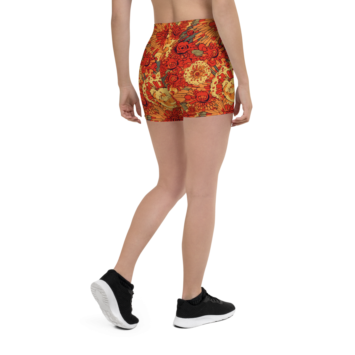 Fiery Fusion - Orange - Women's Shorts - Image 6