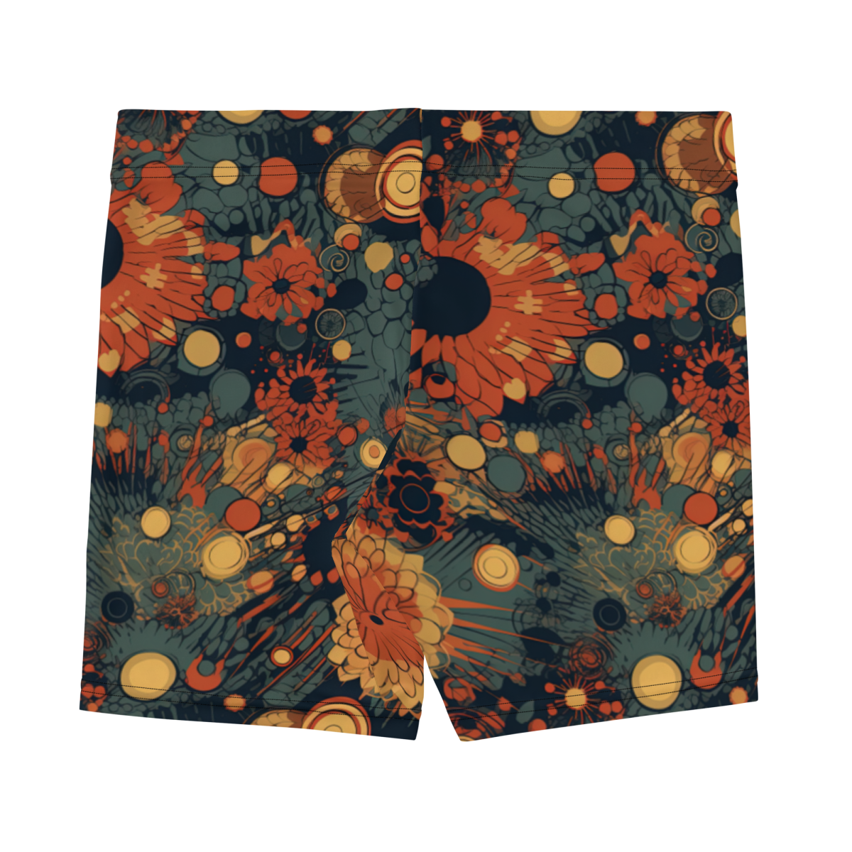 Trampled Flowers - Green/Blue - Women's Shorts - Image 16