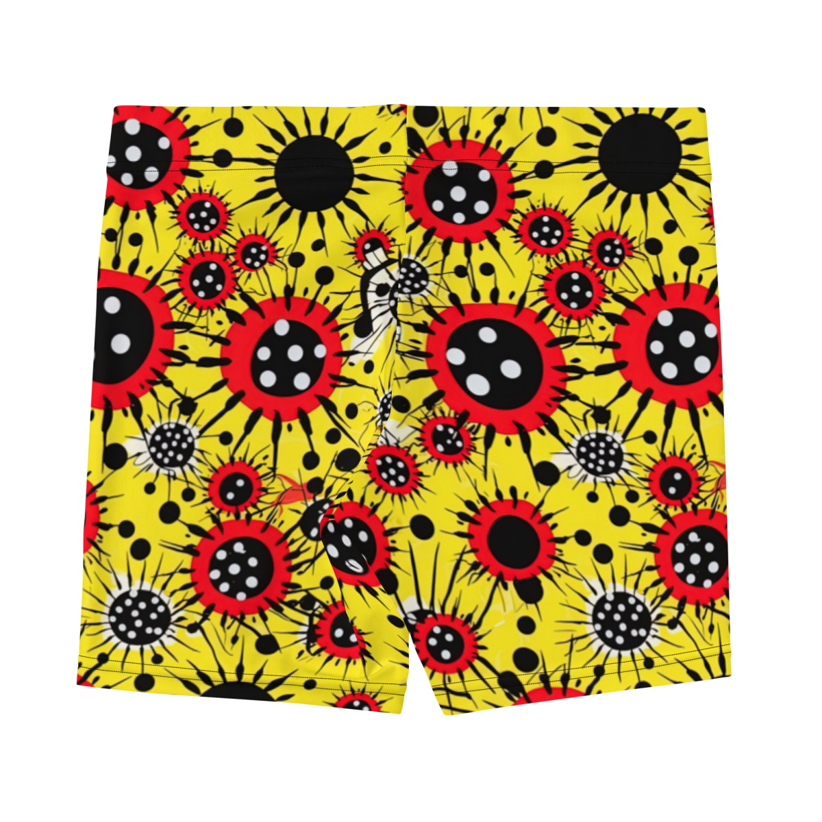 Virus Attack - Yellow/Red - Women's Shorts - Image 16