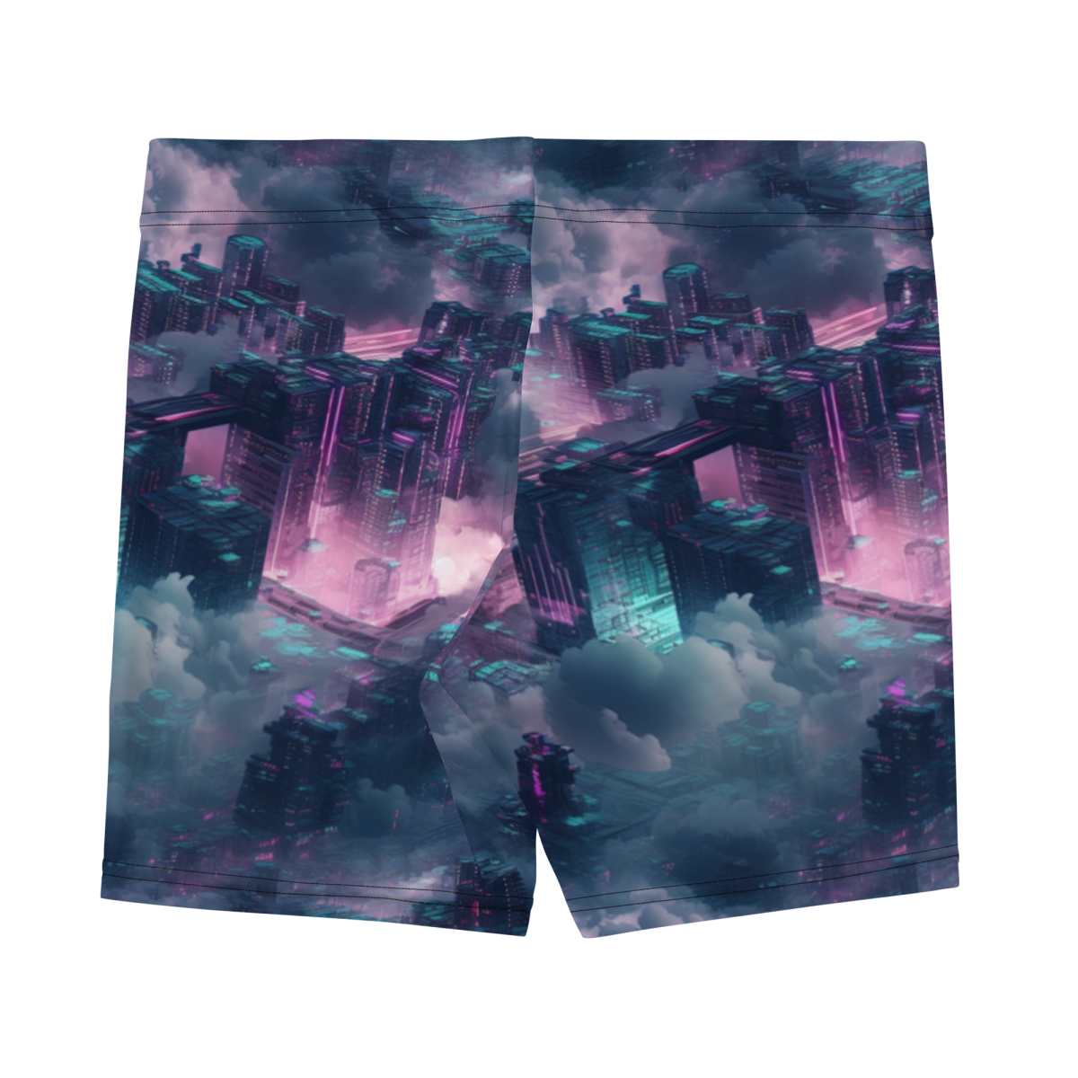 Cloudy City - Blue/Magenta - Women's Shorts - Image 16