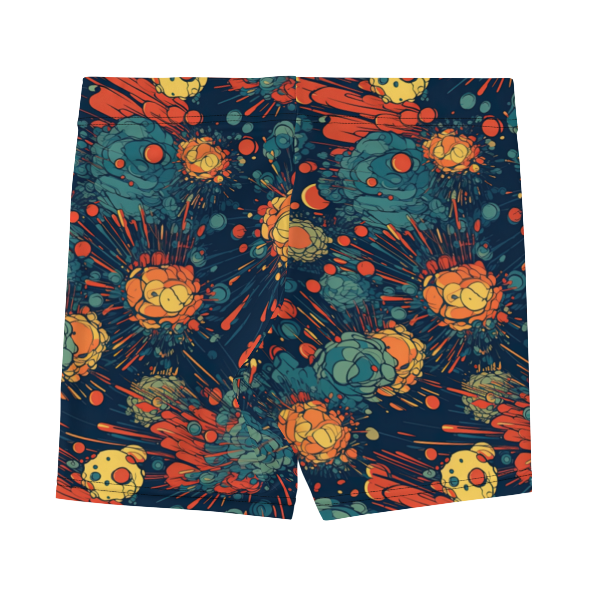 Subatomic Schism Dark Blue Women's Shorts - Image 16