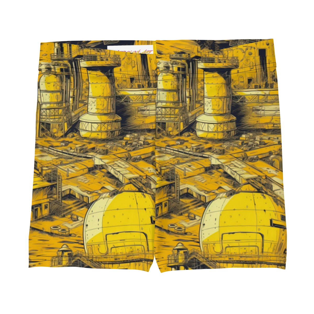 Moon Base - Yellow - Women's Shorts