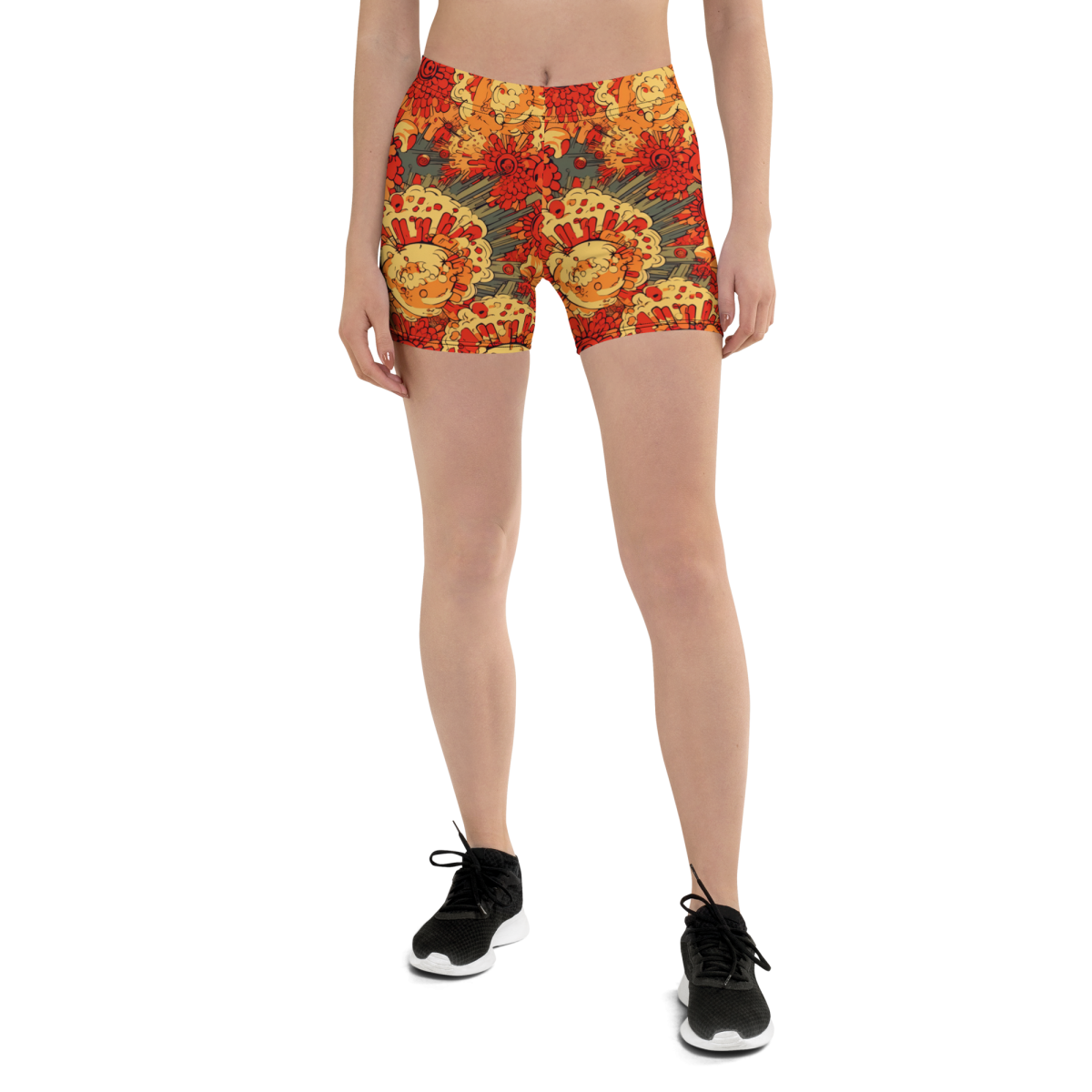 Fiery Fusion - Orange - Women's Shorts - Image 7