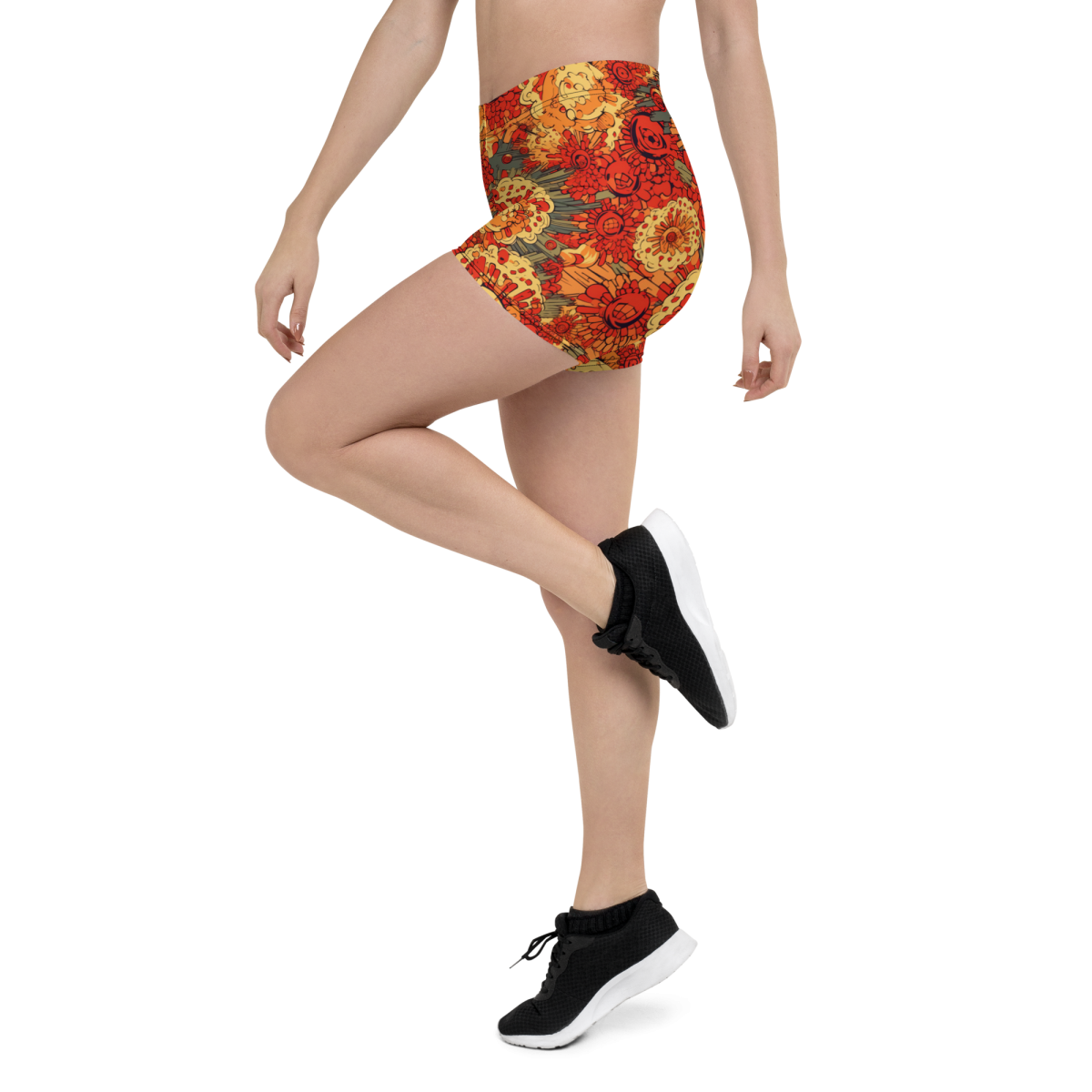 Fiery Fusion - Orange - Women's Shorts - Image 4
