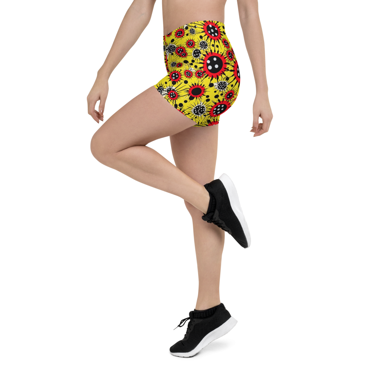 Virus Attack - Yellow/Red - Women's Shorts - Image 4
